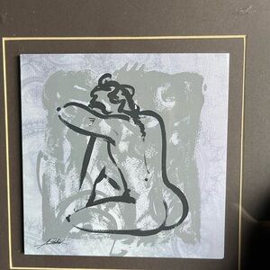 Abstract Gray Art Print